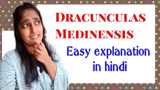 Dracunculas Medinensis morphology Life cycle in hindi Pathogenesis in hindi Lab diagnosis [upl. by Farro]