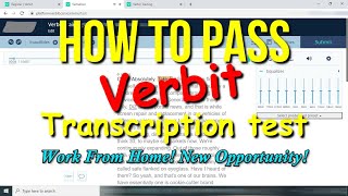 How To Pass Verbit Transcription Test [upl. by Orva]