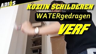 KOZIJN SCHILDEREN  Welke WATERGEDRAGEN VERF en KWAST  De 4080 Regel [upl. by Acirret]