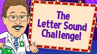 The Letter Sound Challenge  Letter Runs  Jack Hartmann and Katie Garner [upl. by Alaaj]