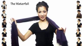 25 Ways to Wear a Scarf in 45 Minutes [upl. by Gnav691]