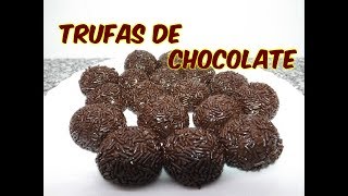 COMO HACER TRUFAS DE CHOCOLATE COCINA CON PILAR [upl. by Ennayhs157]