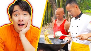 Uncle Roger AMAZED by PERFECT EGG FRIED RICE Chef Wang Gang [upl. by Pelage]