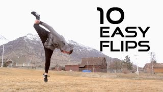 10 Flips Anyone Can Learn  Flip Progressions [upl. by Jayne325]