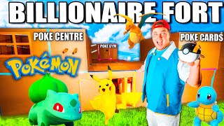 BIGGEST 24 Hour Pokemon BILLIONAIRE Box Fort Pokemon Cards Toys amp More [upl. by Anairo]