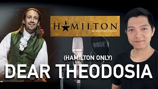 Dear Theodosia A Hamilton Part Only  Karaoke  Hamilton [upl. by Anovahs207]