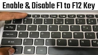 F1 to F12 Function Keys Enable or Disable  Keyboard Multimedia Keys  Humsafar Tech [upl. by Yeltnerb]