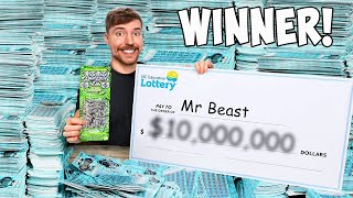 I Spent 1000000 On Lottery Tickets and WON [upl. by Auberon250]