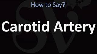 How to Pronounce Carotid Artery CORRECTLY [upl. by Nomal693]