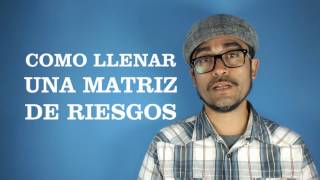 Como hacer una matriz de riesgos [upl. by Willett]