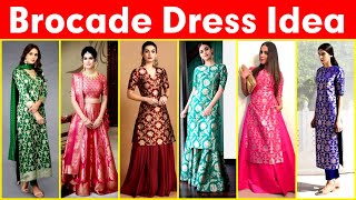 New Brocade Dress Designs  Brocade suit 2022 [upl. by Peterus787]