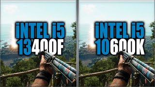 Intel i5 13400F vs 10600K Benchmarks [upl. by Jacklin]