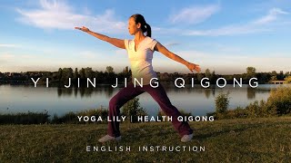 Yi Jin Jing Qigong Tutorial with English Instruction [upl. by Analeh]