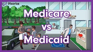 Medicare vs Medicaid  Mnemonic for USMLE [upl. by Latterll133]