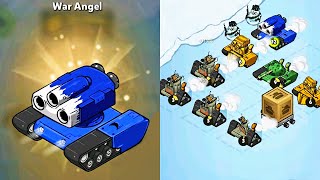 Merge Tanks  Army of Tanks War Angel Tank  Android Gameplay [upl. by Atekihc]