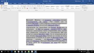 Guiones automáticos Word 2016 [upl. by Ryon]