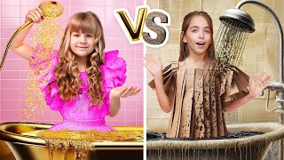 Rich vs Broke PRINCESS  MORE Diana and Roma Challenges [upl. by Ennayd]