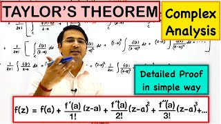 Taylor Series  Taylor Theorem Complex Analysis [upl. by Igig]