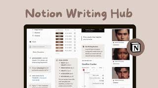 Notion Template for Writers [upl. by Saul]