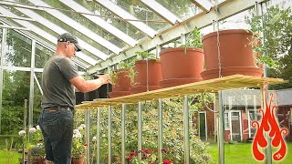 Building a shelf for the greenhouse [upl. by Artekal]