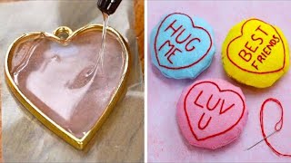 11 Romantic DIY Valentines Day Crafts [upl. by Nallak]