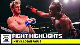 HIGHLIGHTS  KSI vs Logan Paul 2 [upl. by Urd]