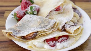 How to Make Crepes  French Crepe Recipe [upl. by Harte]