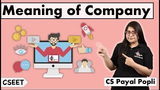 Meaning of Company What is Corporate Body Companies Act 2013 CSEET CS Payal Popli [upl. by Atinod111]