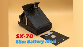 IType Film in SX70 Polaroid 600 Custom Battery Holder Mod demo [upl. by Oniluap]