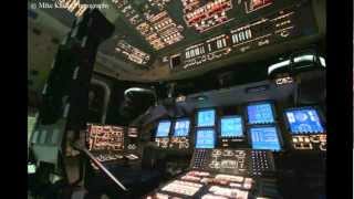 Onboard Space Shuttle Endeavours Powered Up Flight Deck [upl. by Ritch219]