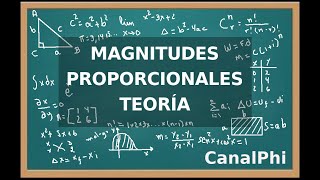 Magnitudes Proporcionales Teoría [upl. by Kendre169]