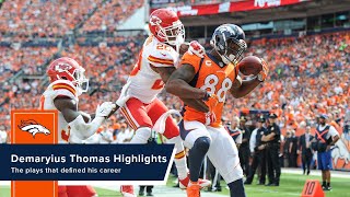 Demaryius Thomas Broncos career highlights [upl. by Ryter62]