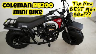 BEFORE YOU BUY Coleman RB200 mini bike riding and review RT200 [upl. by Imeaj]