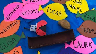 ATIVIDADE LÚDICA PARA TRABALHAR O NOME  EDUCAÇÃO INFANTIL [upl. by Stedmann]