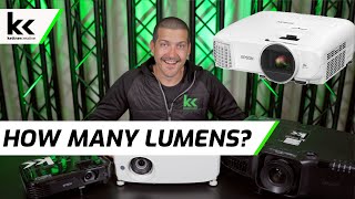 How Many Lumens Does My Projector Need [upl. by Nosrac778]