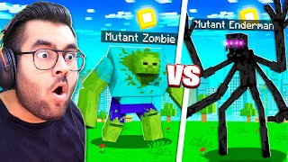 Mutant Zombie VS Mutant Enderman in Minecraft 😱  Part 1  Hitesh KS [upl. by Odlanor]