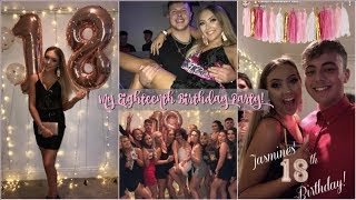 MY 18TH BIRTHDAY PARTY VLOG🔞🥂 i got very drunk [upl. by Acinemod676]