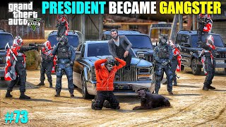 PRESIDENT BECAME GANGSTER IN LOS SANTOS  GTA 5 GAMEPLAY gta5mafiasecret gta [upl. by Melborn]