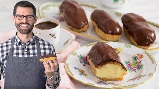 Best Chocolate Eclair Recipe [upl. by Anade632]