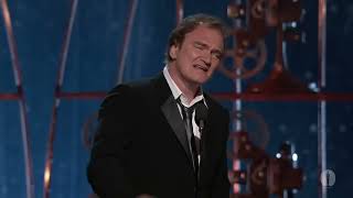 Quentin Tarantino Wins Original Screenplay 2013 Oscars [upl. by Ardy295]