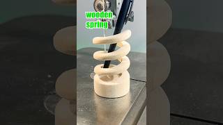 Wooden Spring Pen Holder  Impossible Challenge 🪚🔥sawsoul bandsaw craft woodworking carving [upl. by Godber701]