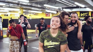 Maycee Barber Preparing for UFC Boston [upl. by Ling]