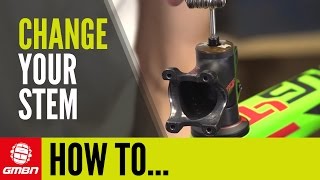 How To Change Your Stem – Mountain Bike Maintenance [upl. by Lehet46]