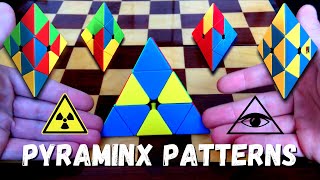 6 PYRAMINX PATTERNS AWESOME amp EASY  Checkerboard Superflip amp more [upl. by Lindsay]