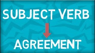 Subject Verb Agreement  Basic Rules [upl. by Suiradal342]