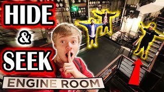 HIDE AND SEEK on HAUNTED GHOST SHIP Basement  Sam Golbach [upl. by Recha628]