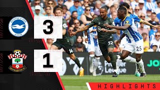 HIGHLIGHTS Brighton 31 Southampton  Premier League [upl. by Gawain]