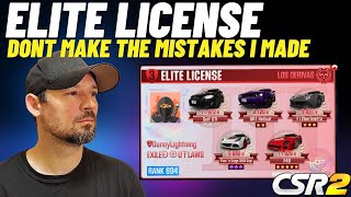 CSR2 Elite License Guide Which Cars To Elite [upl. by Derwood]