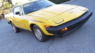 1977 Triumph TR7 Coupe for Sale in Original Inca Yellow [upl. by Ehpotsirhc]