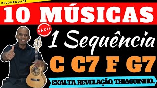 10 MÚSICAS  1 SEQUÊNCIA EM COMUM no Cavaquinho EXALTA REVELAÇÃO THIAGUINHO SAMPRAZER KILOUCURA [upl. by Meekah]